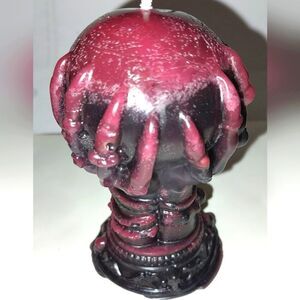 Hand crafted limited edition magic ball claw from our raging skull candle line